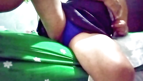 Indian amateur has cream on her body in this solo vid