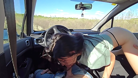 Indian saleswoman tests product to give it the thumbs up hot sex