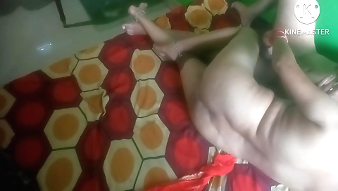 Indian teen gets fucked by stepmom with a huge dildo