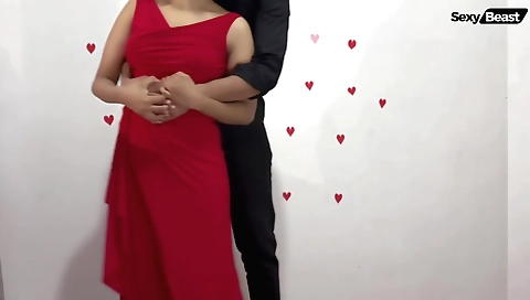 Amateur couple showing amazing and passionate sex show