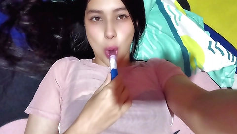 Indian girl fucks her stepbrother in the hotel room