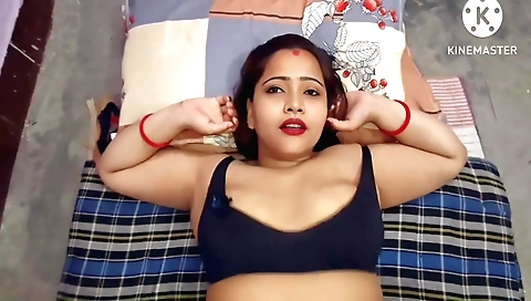 Brunette babe with a hot body is playing with a dick in a pov