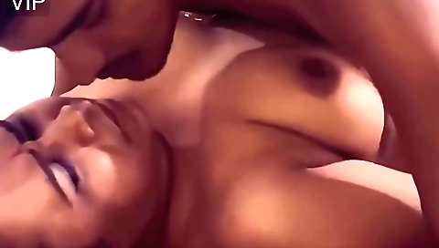 Brunette milf with a big booty gets her ass fucked doggy style