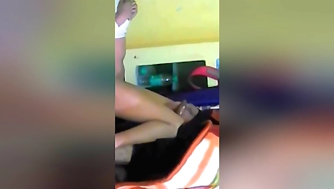 Great sex video with a brunette girl in the web cam video