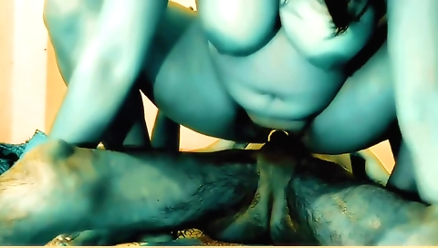 Indian brunette fucked in the shower by a big cock