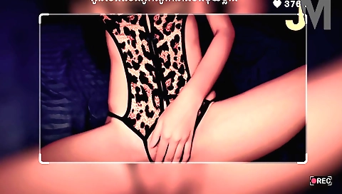 Amateur girl with natural curves is enjoying intimate and playful sex