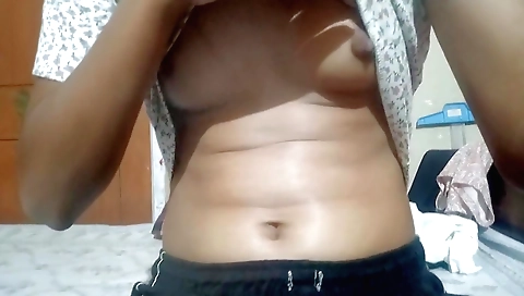 Solo girl with braided hair masturbation in school