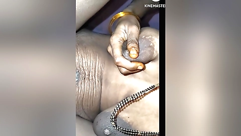 Indian teen with hairy pussy gets deep with stepbrother