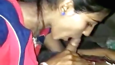 Brunette slut 18+ fucks with her boyfriend in the village