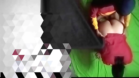 Indian brunette is getting her pussy wet with semen