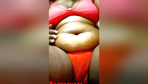 Amateur brunette with large natural boobs enjoys sex