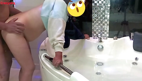 Indian teen sucks and rides his dick like a wild girl