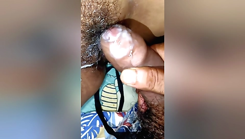 Indian hairy slut gets creampied during hardcore sex