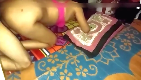 Female ride on her friend's doggy style on homemade