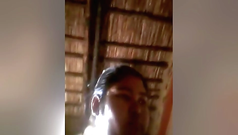 Indian girl with big tits rides her cock in solo porn