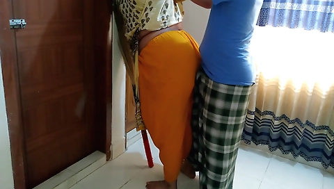 Hot asian babe is having fun with her newly married bahu
