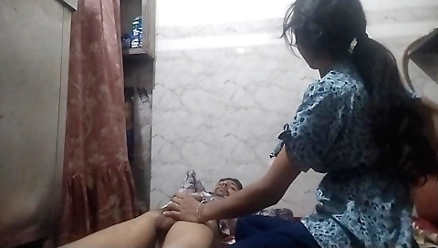 Indian babe's stepsister-in-law gets fucked by her stepson