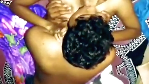 Sexy brunette sex video clip of her licking and fucking