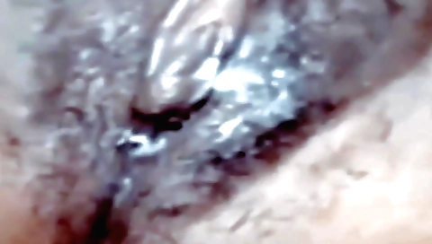 Indian aunty with hairy body shows her hair in her hairy pussy