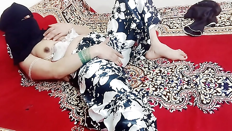 Indian chick in sexy lingerie is getting a big dick