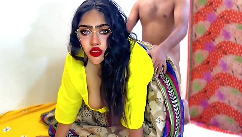 I'm fucking my friend's chubby ass while she's on the bed