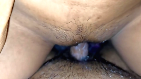 Indian babe in a hairy pussy in a homemade pov video
