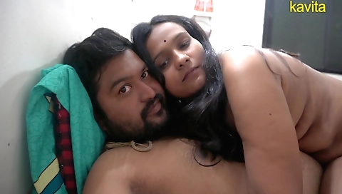 Indian girl rides her lover's dick like a hot slut