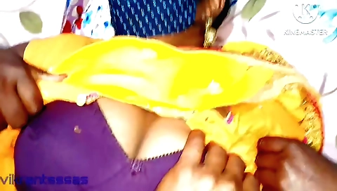 Brunette with small tits gets fucked in webcam pov