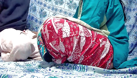 Indian nurse and a peasant doing a hot thing together