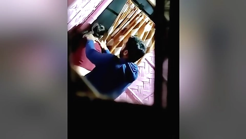 Indian brunette in lingerie fucks in the hidden cam