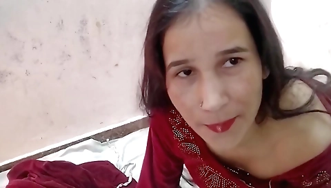 Indian schoolgirl is getting hard with her stepfather