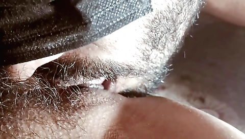 Indian teen with a hairy pussy gets pounded by her lover