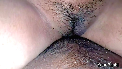 Indian girl with hairy pussy showing her hairy pussy