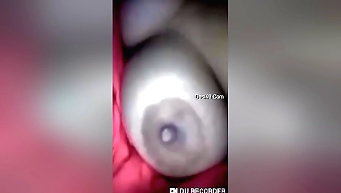 Amateur teen shows off her tits and pussy on webcam