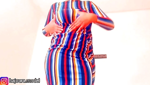 Indian solo female in sexy lingerie masturbates with big cock