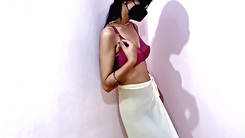 Beautiful woman with round ass and tits is doing it