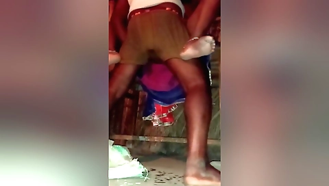 Indian chick in a black uniform is having a hard fucking