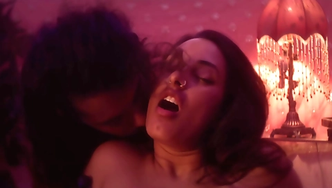 Lucky indian teen gets her favorite bra ruined in a hot scene