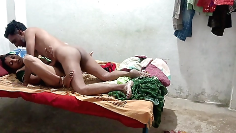 Indian brunette girl spreads legs and takes off her dress